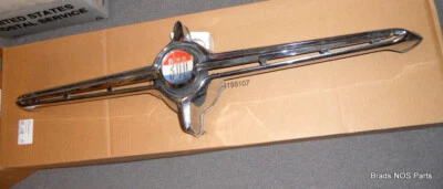 Mopar 1963 Chrysler 300 J  center GRILLE BAR CHROME & ORNAMENT  2276411 2276413 - Image 1 of 4