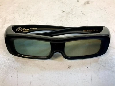 Panasonic E340592 Active Shutter 3D Glasses Black Rechargeable (G4B*) - Image 1 of 4