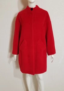 Sportmax Max Mara weicher leichter schlichter haariger Boxy 75% Alpaka Mantel - Bild 1 von 16