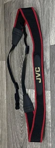 JVC Camera Strap Camcorder Red Black Genuine Shoulder - Picture 1 of 5