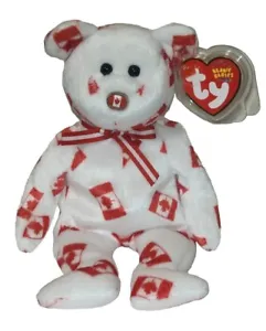 Ty Beanie Baby - DISCOVER the Canada Bear (Canadian Exclusive) MWMTs - Picture 1 of 6