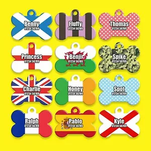 Etichette ID animali domestici personalizzate UV stabili personalizzate metallo nome cane etichetta dischi stampati UV - Foto 1 di 24