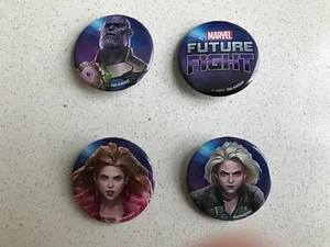 Marvel Buttons Set of 4 (NEW) - Bild 1 von 2