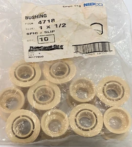 NIBCO BUSHING M177850/4718 Spg x Slip CPVC-CTS 565499 Size 1 X 1/2 (LOT OF 10) - Picture 1 of 4