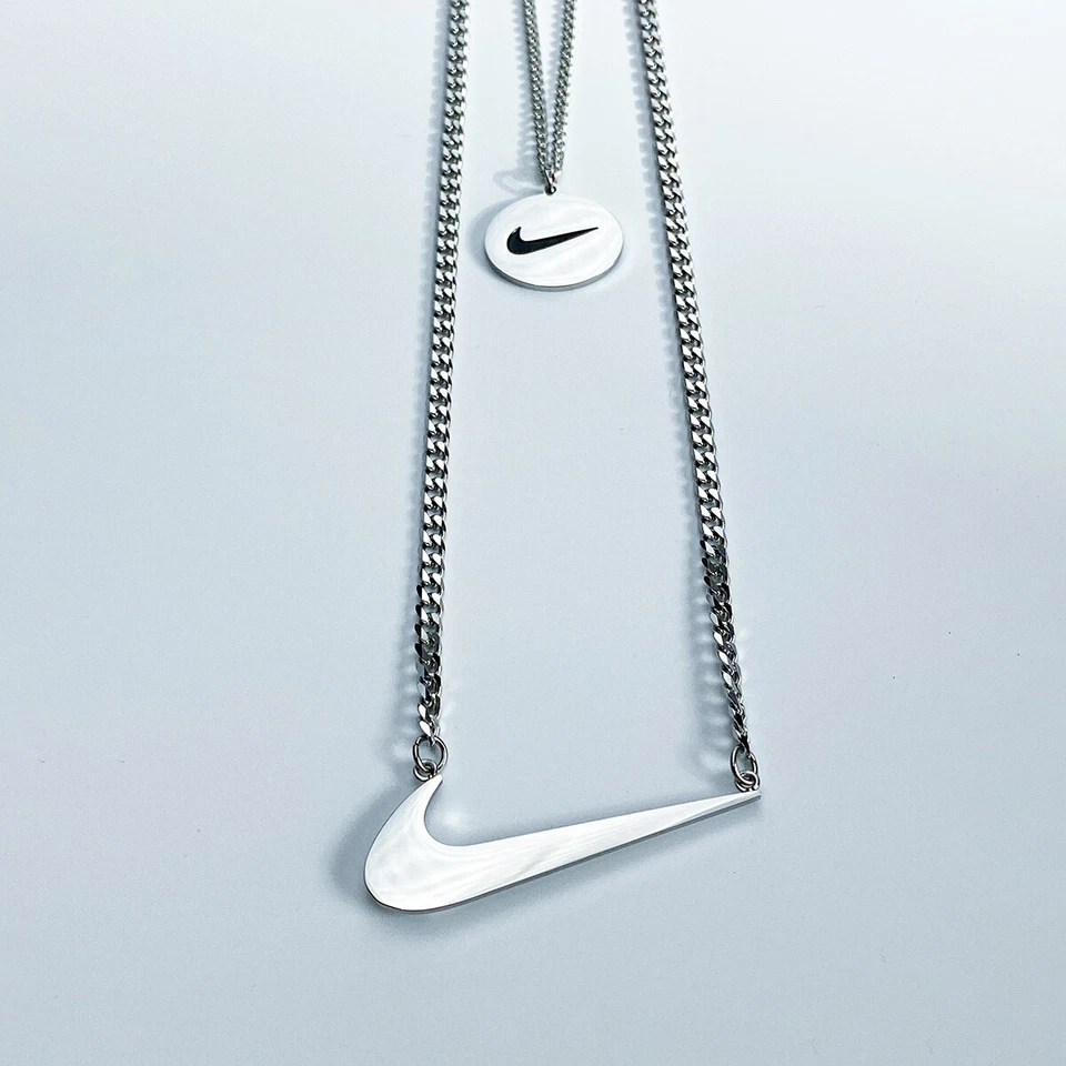 NIKE SWOOSH Halskette - silber - Kombi - Ostergeschenk - Geschenk für sie ihn - Bild 1 von 4