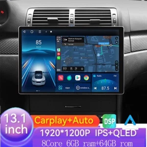 13.1" For BMW 3 Series E46 M3 1998-2006 CarPlay GPS Navi Radio Stereo Wifi 64GB - Foto 1 di 24