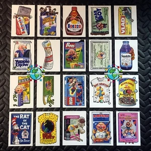GARBAGE PAIL KIDS WE HATE THE 90s 2019 WACKY-PAILS COMPLETE 20-CARD SET +WRAPPER - Picture 1 of 3