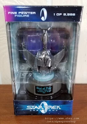 Star Trek 1998 Campeones Peltre "BIRD OF PREY" "En Búsqueda de Spock" Nuevo en Caja Foto 1 de 4