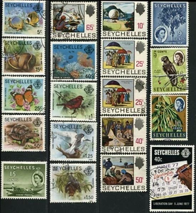 SEYCHELLES Postage AFRICA Stamp Collection BRITISH Commonwealth Used Mint LH - Picture 1 of 1