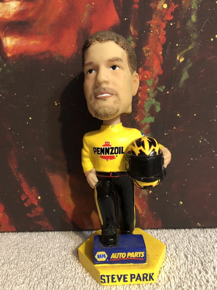 NASCAR Pennzoil Racing Steve Park Bobblehead LEER Foto 1 de 4