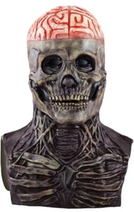 Full Head Skull Mask with Movable Jaw, Halloween Scary Mask, Head Realistic Late - Picture 1 of 9