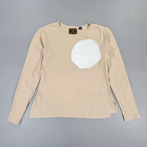 Vivienne Westwood Anglomania Womens T Shirt Beige XS Long Sleeves Cotton Top - Picture 1 of 8