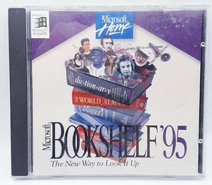 Vintage Microsoft Bookshelf 95 PC CD-ROM Designed for Windows - Afbeelding 1 van 3