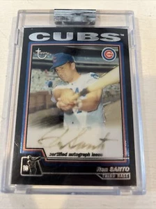 2004 Topps Retired Signature On Card Faded Autograph Ron Santo Chicago Cubs HOF - Picture 1 of 2