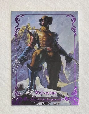 2018 Marvel Masterpieces Epic Purple #87 WOLVERINE Tier 4 Insert Comic Card /199 - Image 1 of 3