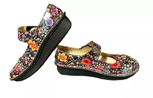 ZAPATOS DE MUJER ALEGRIA MARY JANE MULTICOLOR FLORAL RESISTENTE AL DESLIZAMIENTO TALLA 37 - Imagen 1 de 6