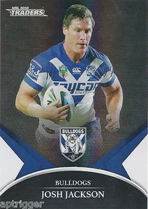2016 NRL Traders Black Parallel Special (PS012) Josh JACKSON Bulldogs - Picture 1 of 1