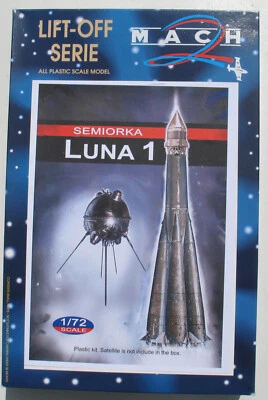MACH 2 SEMIORKA LUNA 1 Rakete Soviet Rocket 1:72 Space Bausatz Kit Semyorka R-7 - Bild 1 von 3