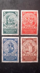 German Reich Nothilfe Stamps Mi.351-354 MH OG Well Centred Good Perforatin VF - Picture 1 of 2