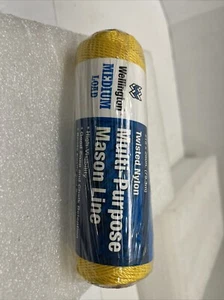 Wellington 11494 Amarillo Nylon Retorcido Multiusos Mason LineTwine #18 × 260 ft - Imagen 1 de 3
