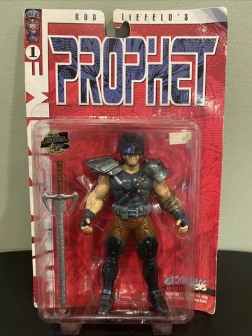 New Extreme tOYS 1997 Prophet Figure MOC Rob Liefeld's Awesome Entertainment Cover