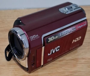 JVC Everio GZ-MG330RAA Camcorder Hybrid MicroSD Hard disk 30GB internal - Picture 1 of 17