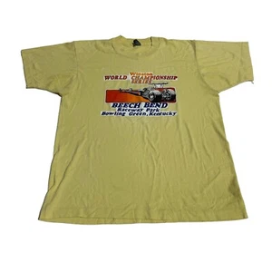 Vintage 1980s Winston World Championship Series Beech Bend Raceway T Shirt - Picture 1 of 7