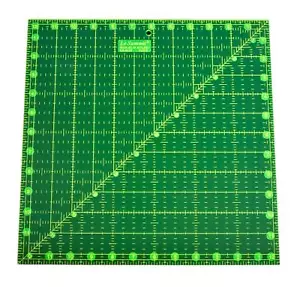 "Regla de acolchado antideslizante colchas fluorescentes de neón mosaico - 12,5"" x 12,5" - Imagen 1 de 6
