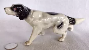 Figura ERPHILA De Colección PERRO SETTER BLANCO Alemania CERÁMICA 8" - Imagen 1 de 6