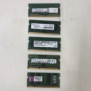 MIXED SAMSUNG KINGSTON ADATA RAM LAPTOP 1GB-4GB 5 STICKS - USED - Picture 1 of 2