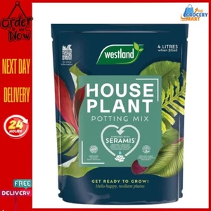 Houseplant Potting Compost Mix Enriched with Seramis, 4L Westland | UK - Picture 1 of 4
