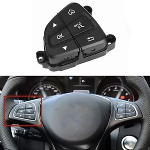 Steering Wheel Control Switch Button For Mercedes Benz W205 C253 2015-2018 Left - Picture 1 of 6