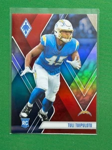 2023 Panini Phoenix Football Red Parallel #d 001/250 #168 Tuli Tuipulotu RC /250 - Picture 1 of 2