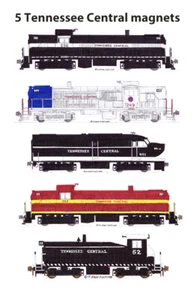 Locomotoras Tennessee Central 5 imanes Andy Fletcher - Imagen 1 de 1