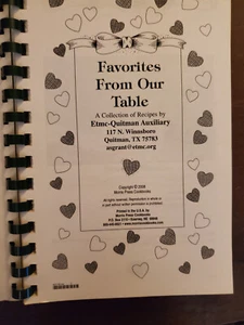 ETMC Quitman TX. Auxiliary 2008 Cookbook - Imagen 1 de 4