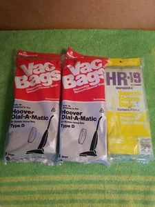 9 Sacchetti per Aspirapolvere Hoover Tipo D Quadrante A Matic - Foto 1 di 1