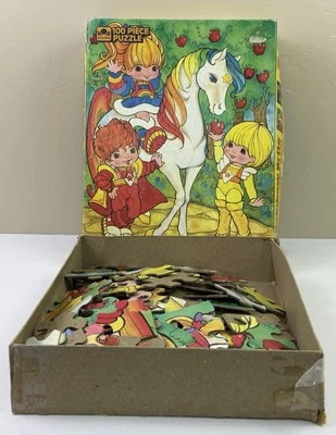 Vintage 1983 Hallmark Golden Rainbow Brite & Starlite 100 Piece Jigsaw Puzzle - Image 1 of 4