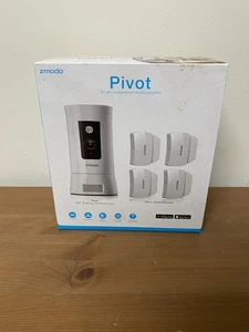 Pivot Zmodo 360 Rotating Camera & Hub with 4 Window Sensors- Open Box? - Picture 1 of 5