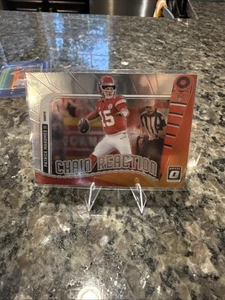 Patrick Mahomes II 2024 Donruss reazione ottica a catena (BHR) - Foto 1 di 2