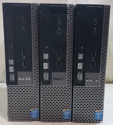 3x Mix Dell Optiplex 9020 USFF Desktop i5-4th Gen @ 2.90/3.20 GHz 8GB NoHDD/OS - Image 1 of 4