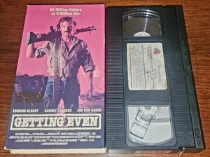 Getting Even (1986) VHS Vestron Video Edward Albert Joe Don Baker Texas Action - Picture 1 of 2