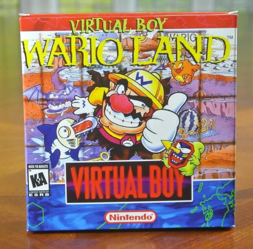 Nintendo Virtual Boy Game WARIO LAND Warioland 1995 USA Retail Version VB BOXED - Image 1 of 1