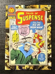Tarjeta dorada Iron Man 2025 Topps cromada Marvel #IM-2 Tales of Suspense #48  - Imagen 1 de 2