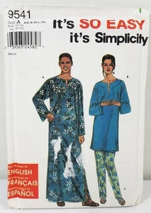 Simplicity Sewing Pattern 9541 Unisex Caftan Pants Size XS-XL 2000 - Picture 1 of 7