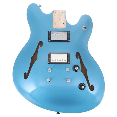Squier Starcaster Deluxe Body Affinity Limited Lake Placid Blue completamente cargado Foto 1 de 4
