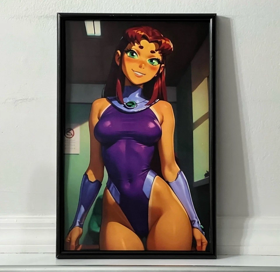 Teen Titans Starfire Art Poster - image 1 of 1