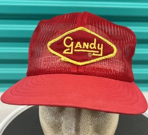 Vintage Gandy Trucker Mütze Snapback All Mesh Patch selten 80er belüftet Landwirtschaft - Bild 1 von 12