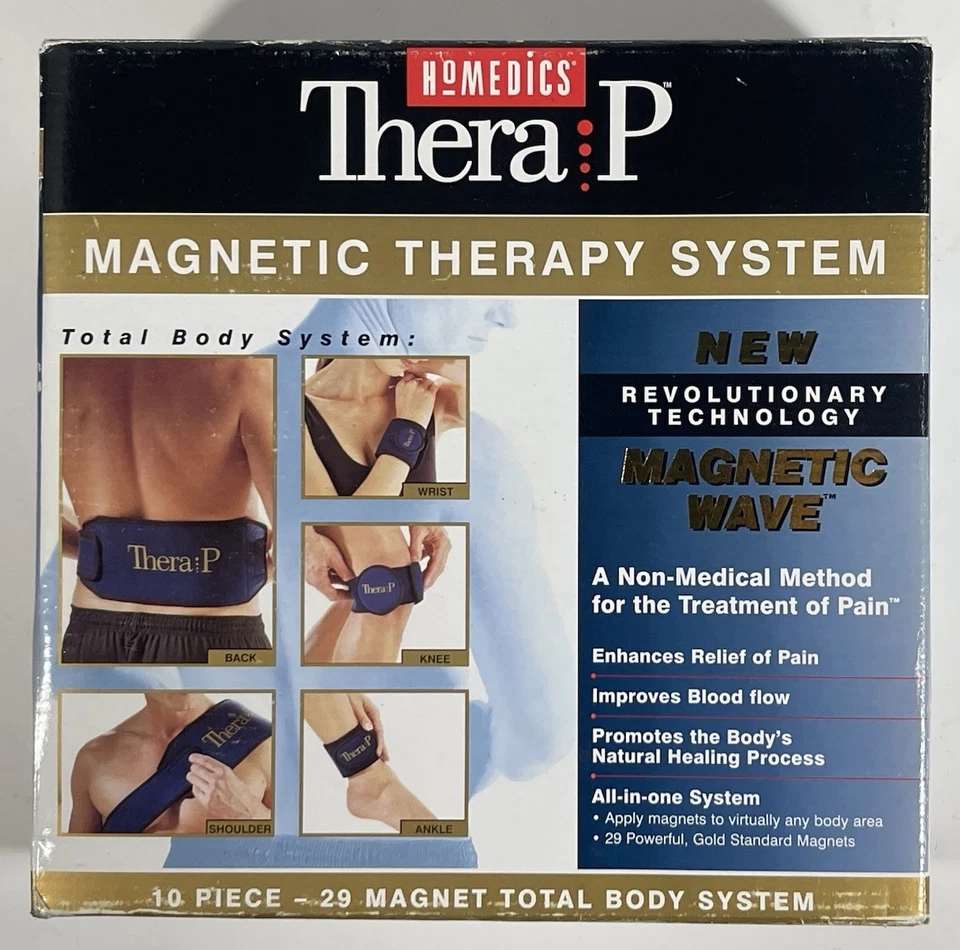 HoMedics Thera P 磁疗法系统全身 10 件 29 磁铁全新 OB — 第 1/4 张图片