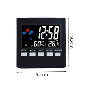 Multi-functional Weather Station Clock Thermometer Hygrometer Calendar Digital - Picture 1 of 9