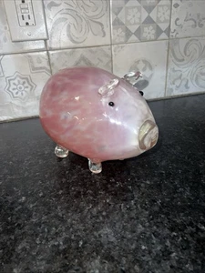 Murano Glas Schwein - Bild 1 von 17